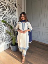 COTTON EMBROIDED SUITS (MANGO)